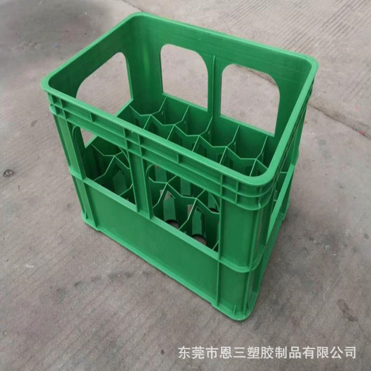 厂家供应塑料啤酒箱汽水箱 户外手提啤酒箱 多规格啤酒箱12格24格