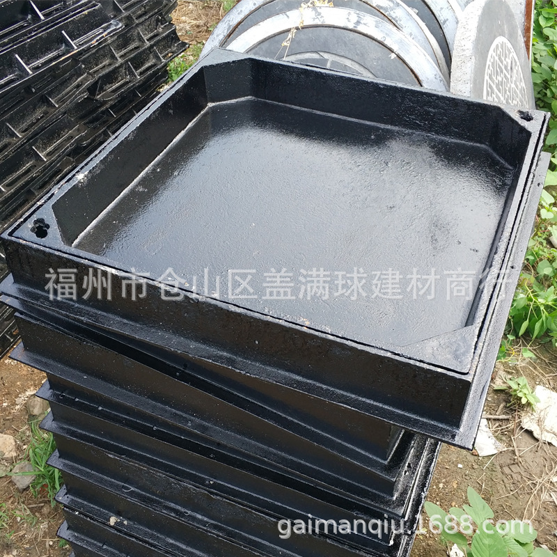 福州铸铁铺砖井盖厂家供应|福州铸铁装饰井盖价格|福建通讯井盖