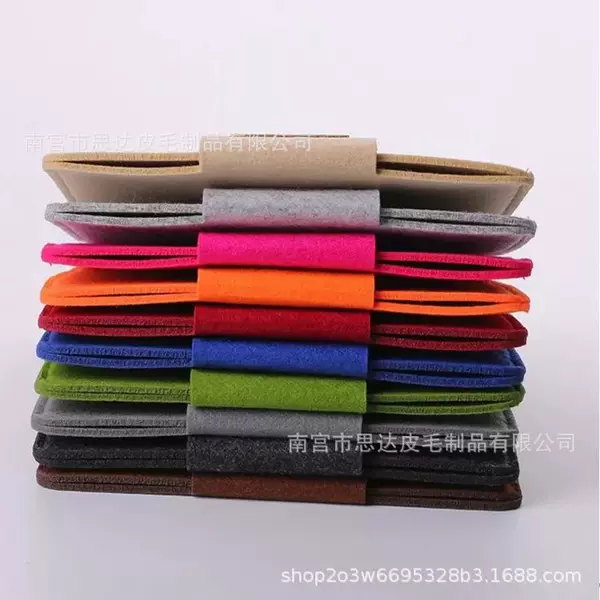 2022 New Felt Laptop Bag Tablet Macbook Protective Cover Air Pro Sleeve 8-15 Inch