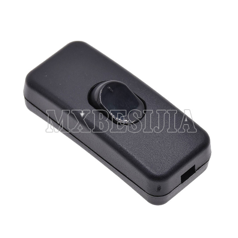 船型开关KCD-303 线上开关 床头台灯翘板黑色