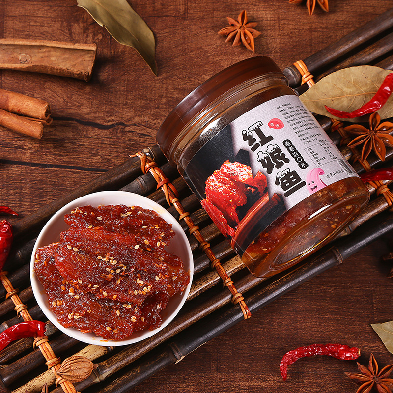 芝麻香辣小魚幹160g包郵批發小吃代發海鮮幹貨紅娘魚食品休閑零食