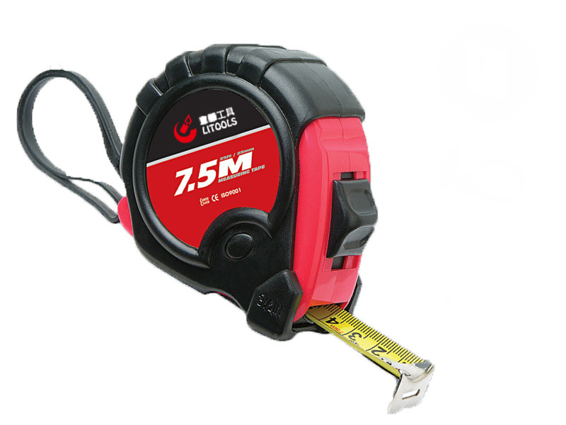 厂家批发家居工程测量工具礼品卷尺透明鱼眼5米钢卷尺 卷尺定制