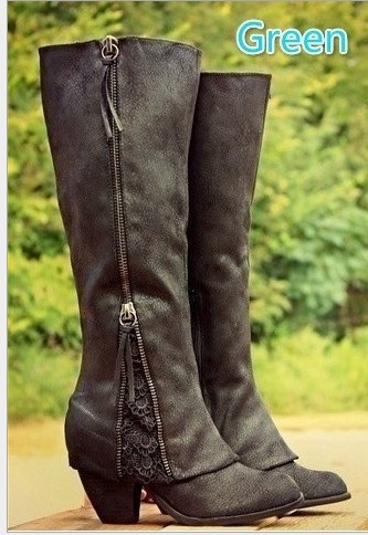 Bottes femme en PU artificiel - Ref 3355006 Image 2