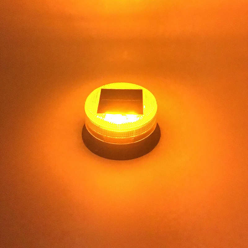 车顶灯led灯黄色太阳能车载灯led爆闪 夜间警示闪光灯道路警示灯|ms