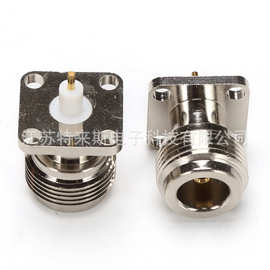 N-KFD-5连接器 N头母座 方形法兰 方板 N型母头座子 L16母座