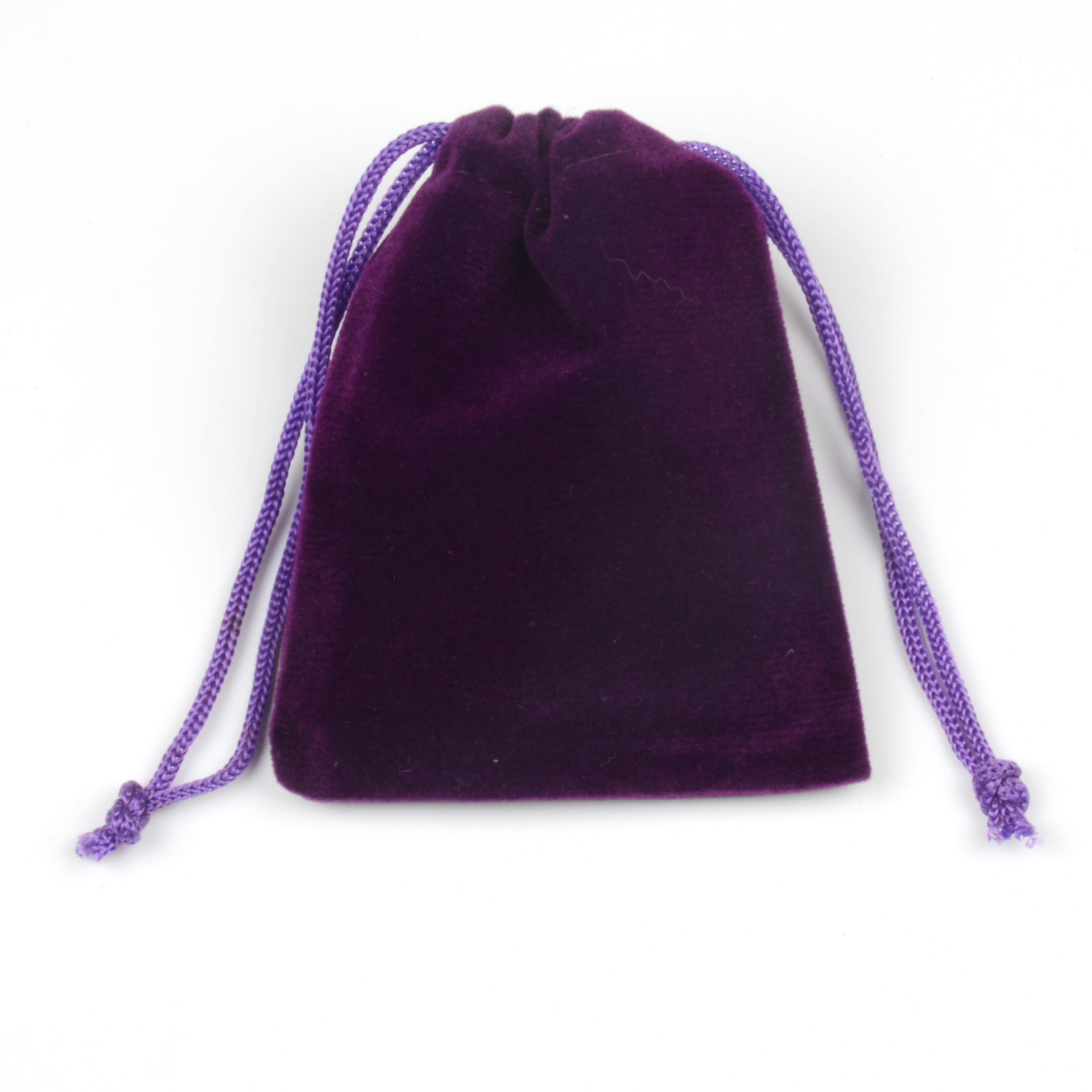 Fabricante en stock negro franela cordón bolsa cordón joyería embalaje bolsa paja auricular bolsa de franela