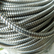 西安供應雙扣不銹鋼穿線管   20mm雙勾304金屬波紋管價格
