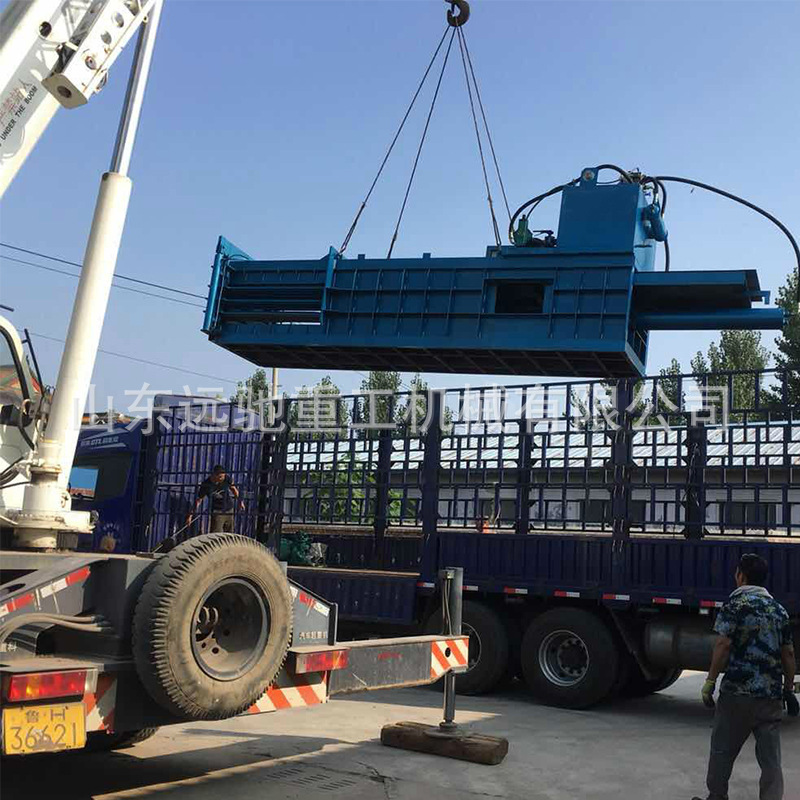 100吨卧式纸皮打包机 废纸压包机 厂家供应各种材料压块打包机