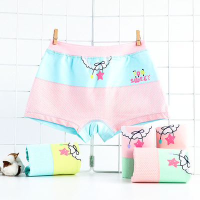 direct deal Little Girl children Cartoon Children Underwear girl Combed baby Underwear 6-10 year