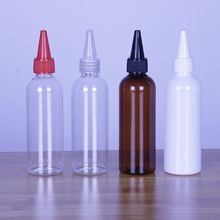 现货批发100ml透明塑料尖嘴瓶调料瓶颜料分装瓶水挤压瓶pet