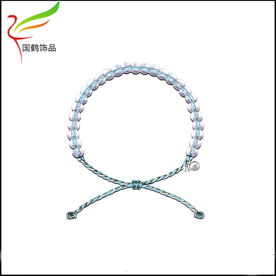 珠子编织(再生循环手链)2