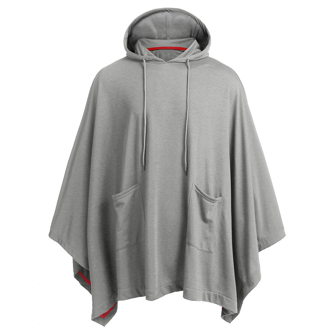 Spring 2020 new cross border men's wear large Amazon solid color foreign trade fashion European and American men's hooded cape