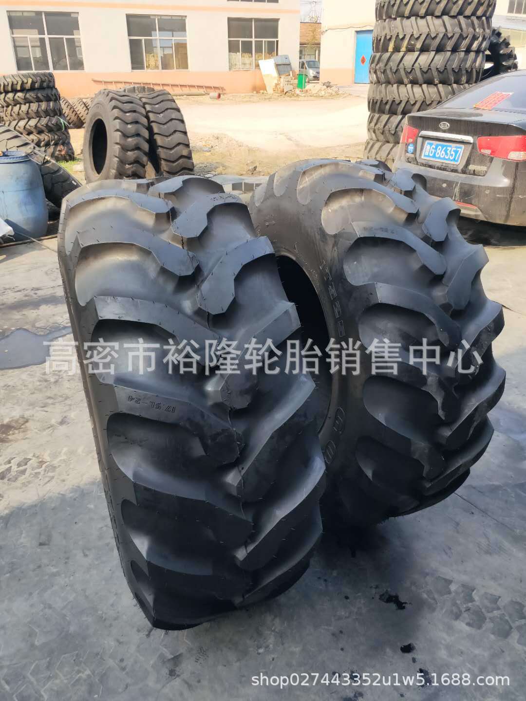 固特异工程挖掘装载机16.9-24 28 17.5L19.5L-24R-4 两头忙 轮胎