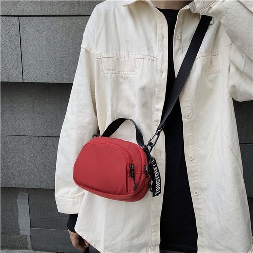 Men's Instagram-worthy Crossbody Bag, Mini Trendy Phone Pouch from Popular Brand, Compact Shoulder Backpack Perfect for Nightclub Dancing