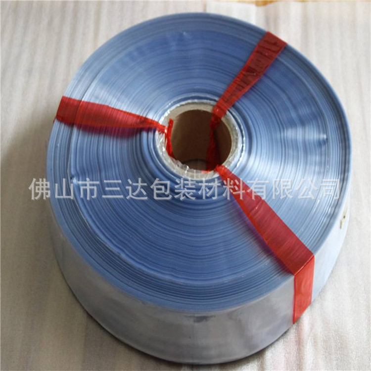 佛山pof热收缩膜 POF对折膜 整卷收缩膜筒料 瓶子外包装标签膜