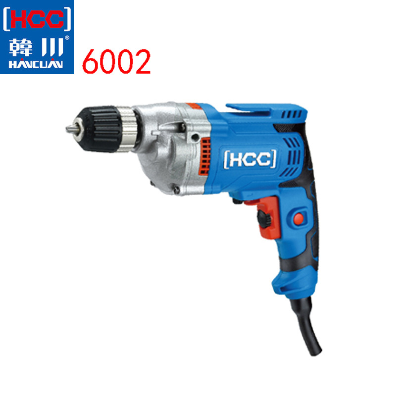 韩川HCC 6002 10毫米手电钻手枪钻多功能电动螺丝刀家用电钻起子