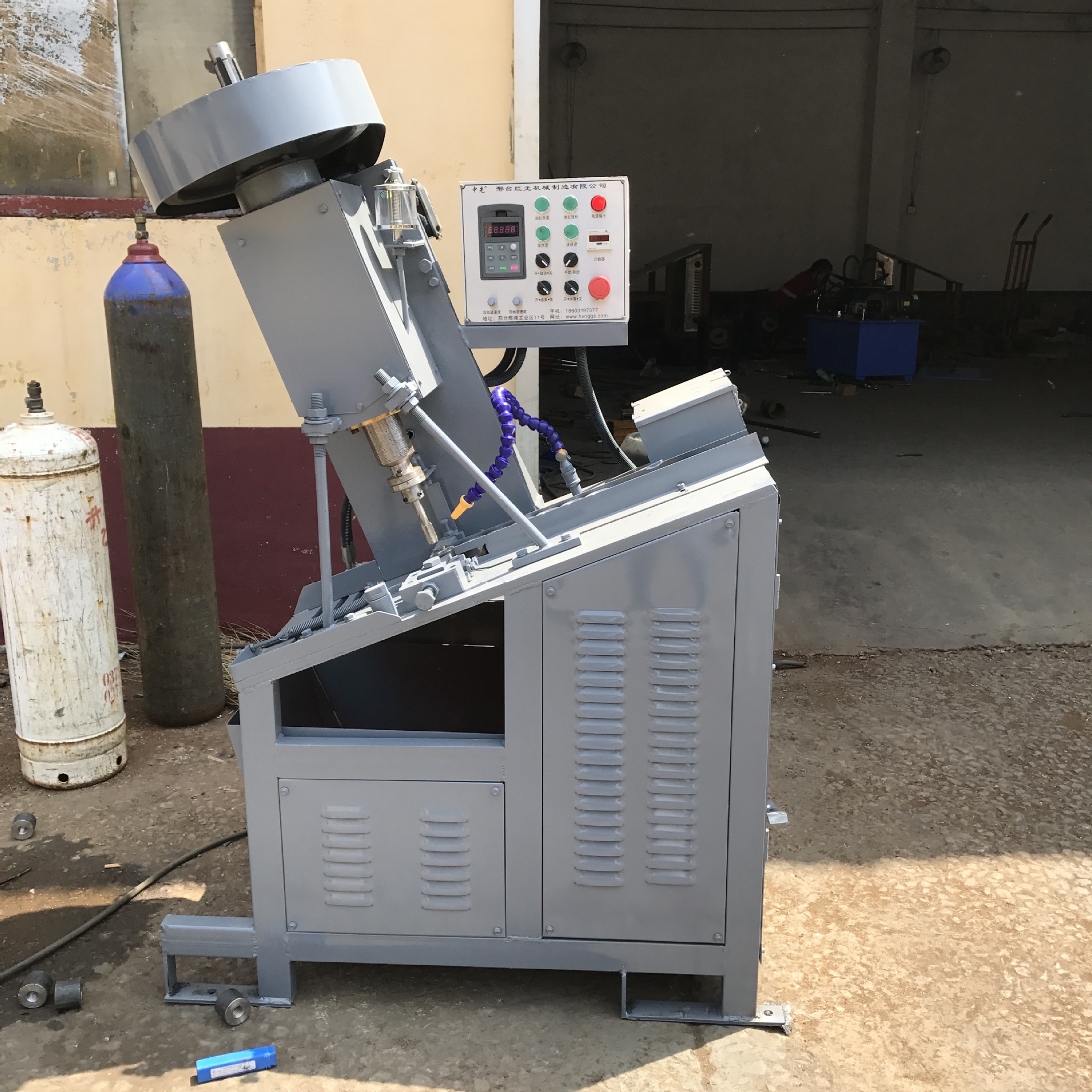 数控全自动套筒攻丝机 锥丝套扣设备 套筒加工设备 攻牙机