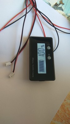 12v24v36v48v60v72v锂电池蓄电池电量显示表GY-6GS闪灯报警白光|ru