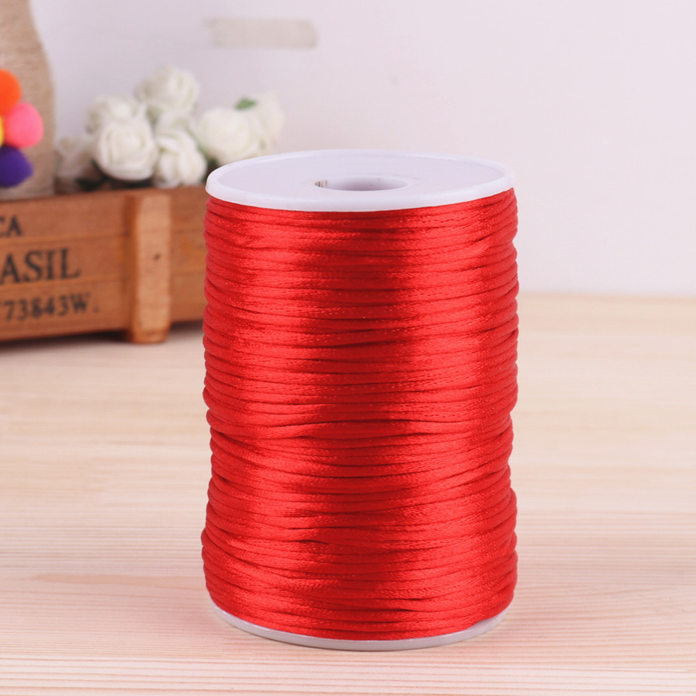 Tejido cuerda roja Jade hilo hecho a mano bricolaje pulsera de oro con cuentas cobre material moneda tejida nudo Chino