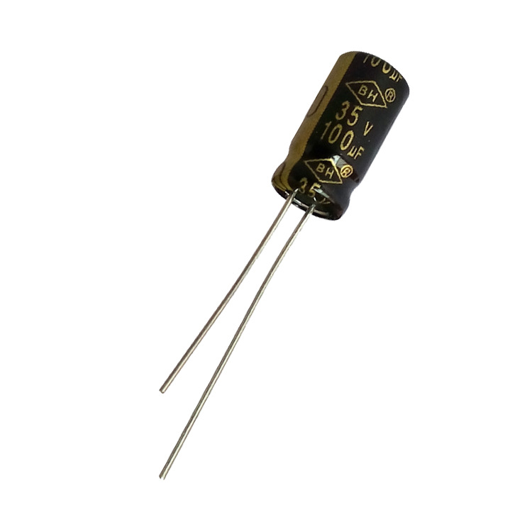 供应电解电容器 100uf35v 6.3*12 LED驱动电源用电解电容器