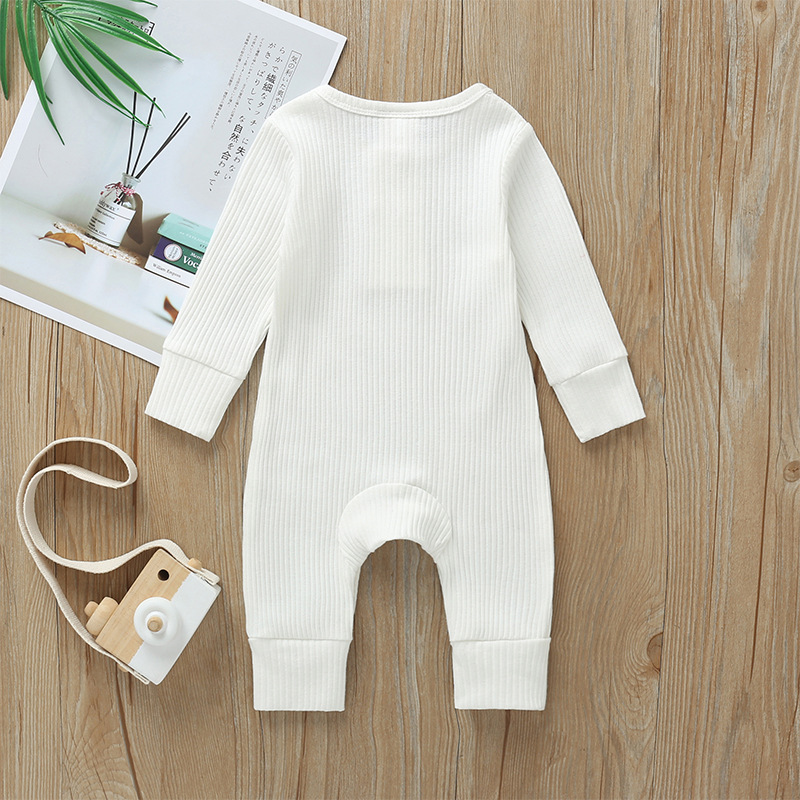 Baby One-piece New Baby One-piece Pit Strip Trousers display picture 6