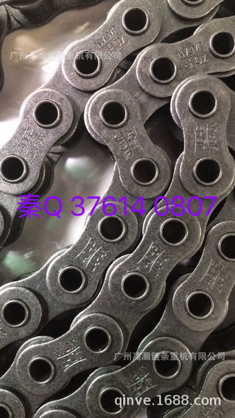 椿本RS50HP  空心销型链条  SMT设备链条 传动用短节距滚子链