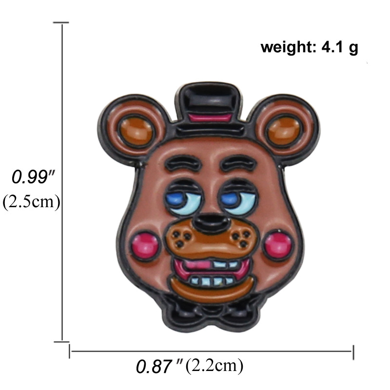 7g Weight Brooches Classification Holiday, Cocktail Party Occasion Alloy Material Animal, Cartoon Pattern Unisex Gender Enamel Design Hip-Hop, Funny Style Hip-Hop Funny Pin Animal Cartoon Alloy Enamel Unisex Brooches 无