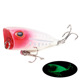 Small Popper Fishing Lures 40mm 2.3g Hard Plastic Baits Fresh Water Bass Swimbait Tackle Gear