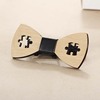 Men's high-end wooden bow tie for leisure, European style