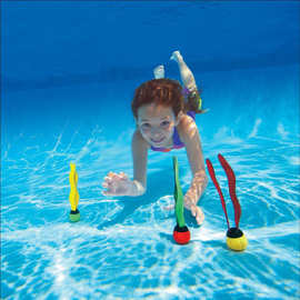 INTEX55503游泳馆水池戏水玩具训练抓取教具儿童早教潜水海草海洋