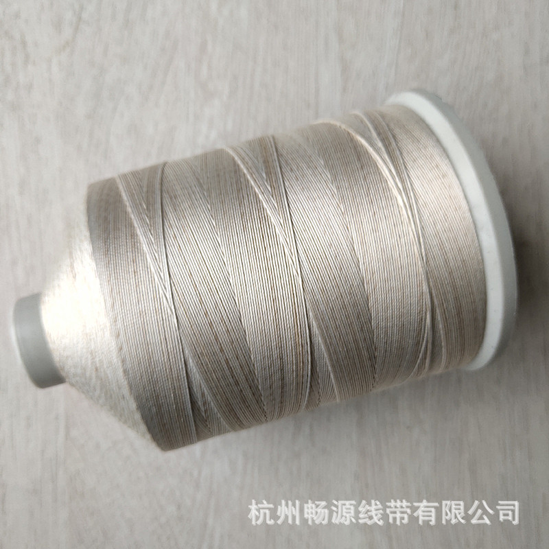 耐高温明火烧不着防火缝纫线 聚四氟涂层玻纤阻燃线 高温用缝纫线