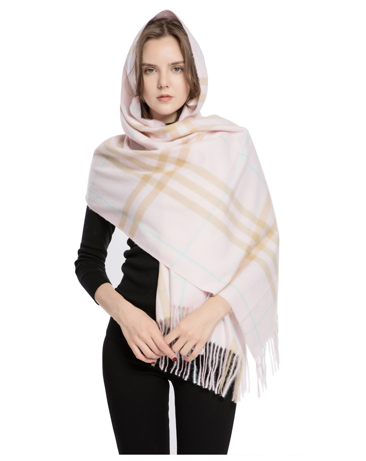 巴宝莉 巴巴格围巾 明星同款