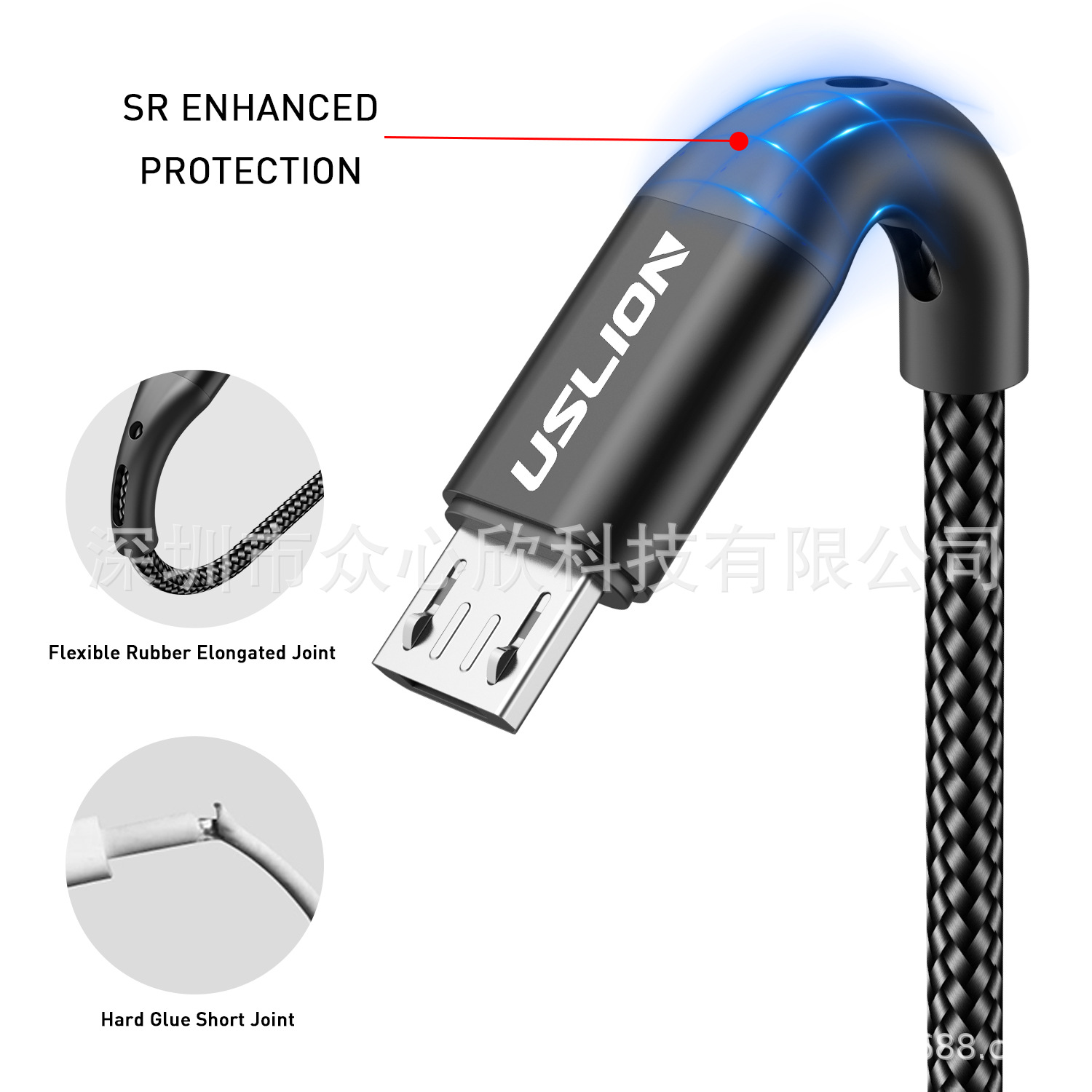 Ventas directas de la fábrica nueva carga rápida Android cable de datos 3A carga rápida interfaz USB cable de carga AliExpress Venta caliente