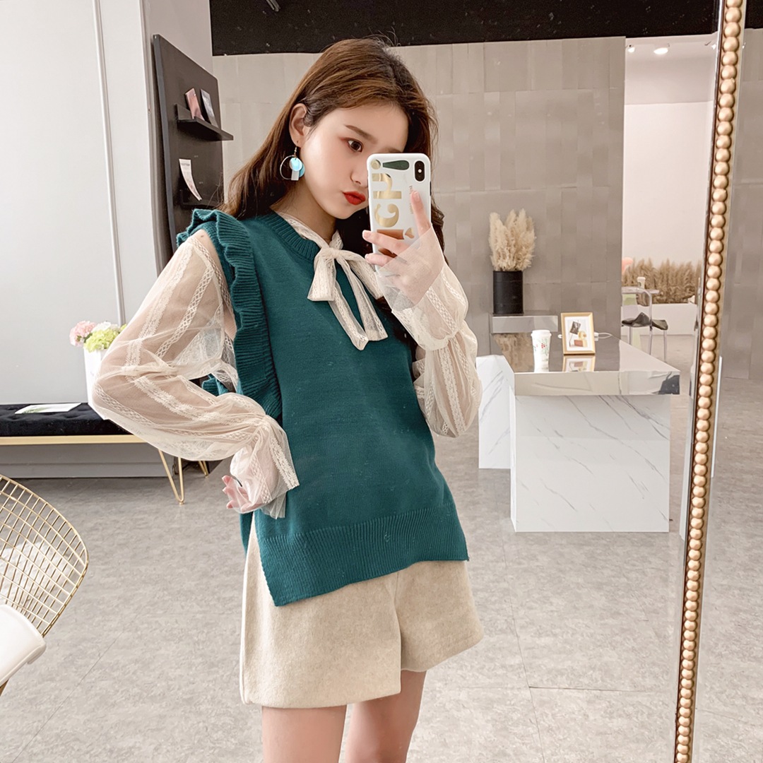 Gilet femme en Mouton cachemire - Ref 3316532 Image 18