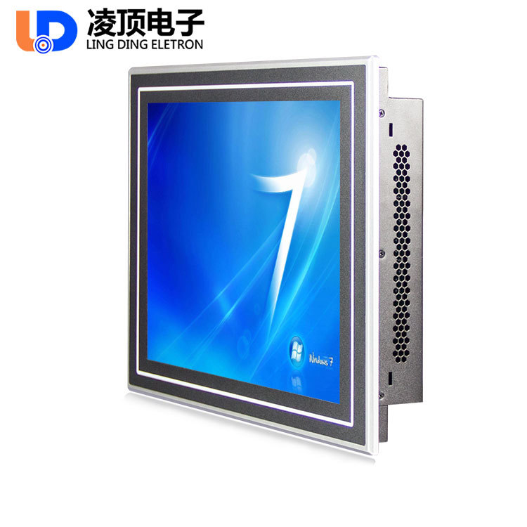 Lingding, Suzhou 15/17 Embedded system Capacitance touch screen Industry touch Integrated machine touch monitor customized