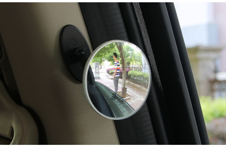 Car baby rearview mirror small rearview mirror auxiliary mirror observation mirror Children baby sucker rearview mirror wholesale
