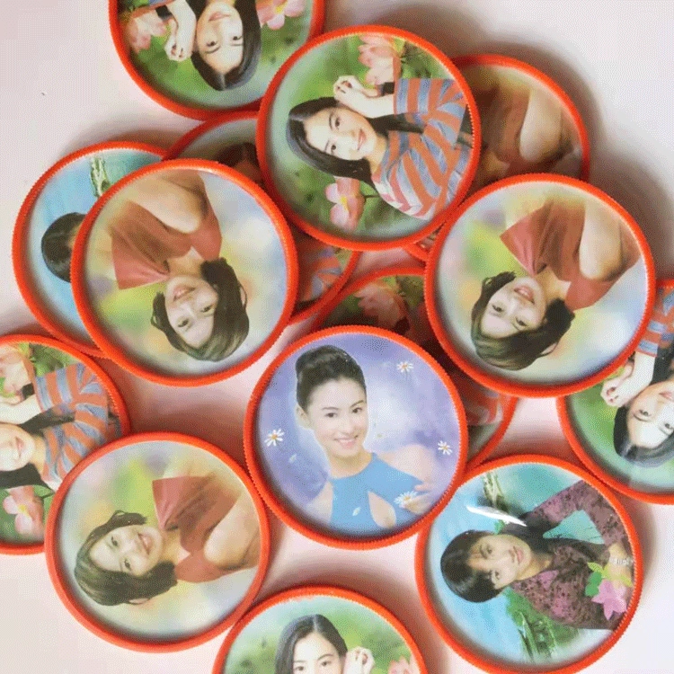 Маленькое зеркало круглое портативное зеркало пластиковое маленькое круглое зеркало макияж маленькое квадратное зеркало портативное зеркало 8,5 см