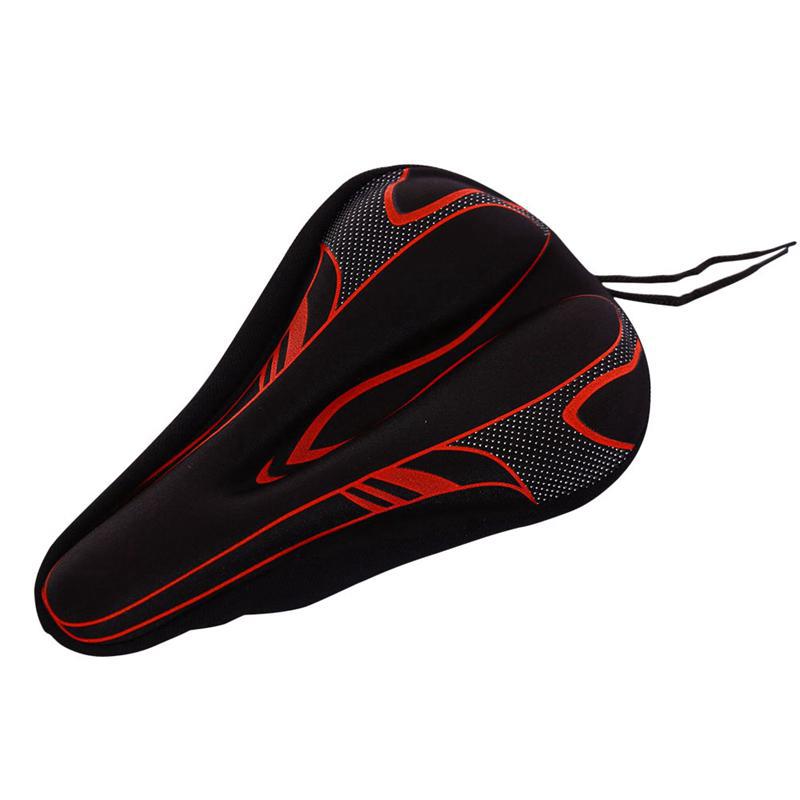 Nueva funda de cojín de silicona cubierta de asiento de bicicleta cojín de asiento de bicicleta de montaña 2019 funda de cojín de silicona impresa 3D