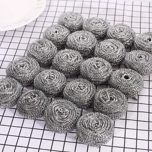 20PCS Stainless Steel Cleaning Balls, Rust-Proof, Residue-Free, Iron Wire Spheres for Pans/Pots, Solid Color