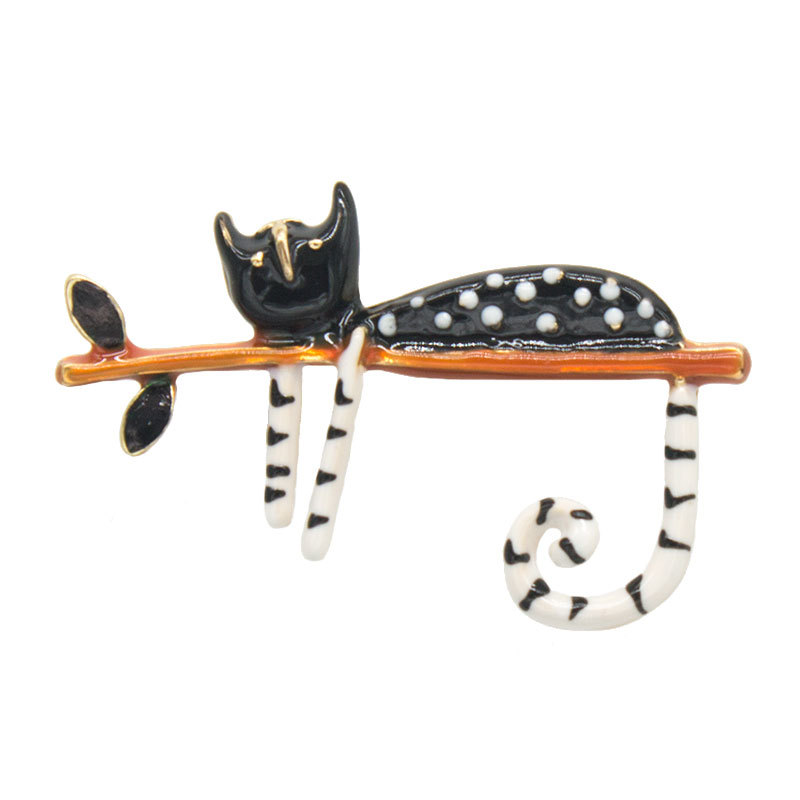Black Cat Brooch