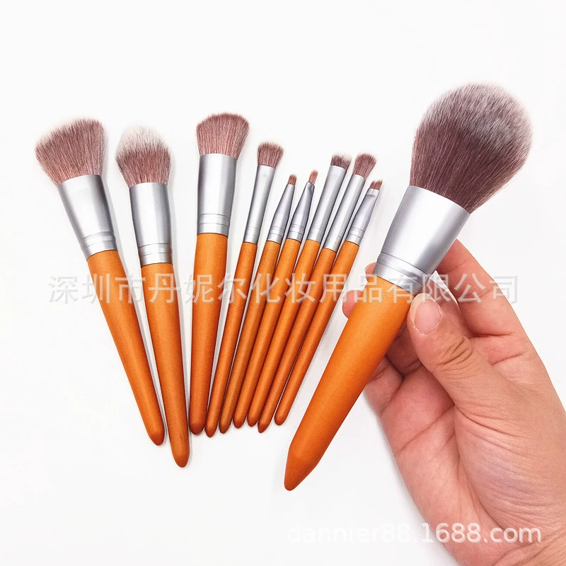 Brush, soft highlighter for contouring, 7 pieces, 10 pieces