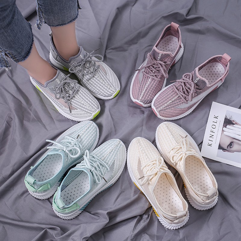 2019夏季新款网红同款潮流纯色运动鞋学生鞋韩版百搭休闲鞋女鞋爆