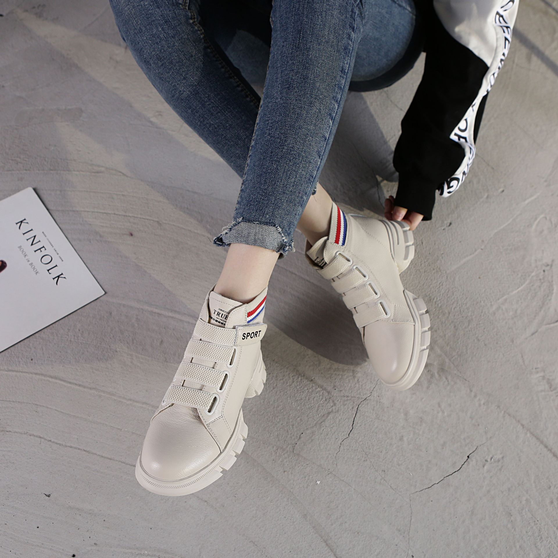 Bottes femme en En cuir - Ref 3355256 Image 3