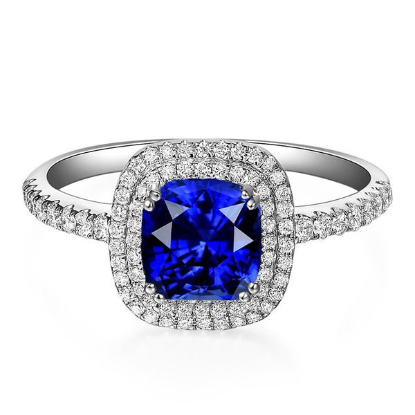 elegant royal elite sapphire ring with stone