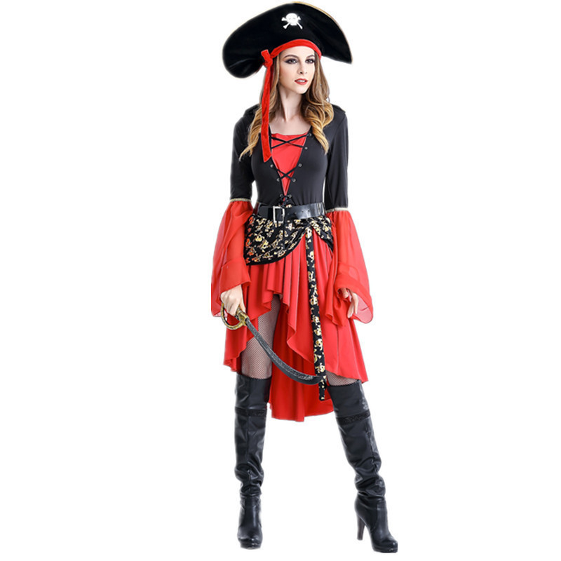 Halloween Costume New Female Pirate Costume Export Export Game Uniform Temptation Cosplay Anime Large Size Halloween Costume New Female Pirate Costume Export Export Game Uniform Temptation Cosplay Anime Large Size