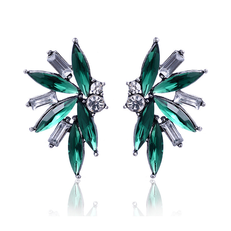 7g Weight Rhinestones Inlay Material Drop Earrings Classification 1 Pair Quantity Daily Occasion Alloy Material Geometric Pattern Women'S Gender Plating Design Retro Style 1 Pair Retro Geometric Alloy Plating Rhinestones Women's Drop Earrings 42