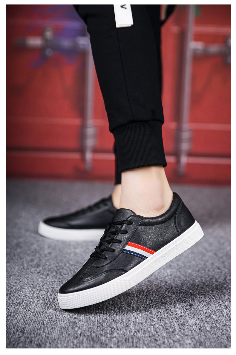 Baskets décontractées blanches homme chaussures basses tendance_voghion.com