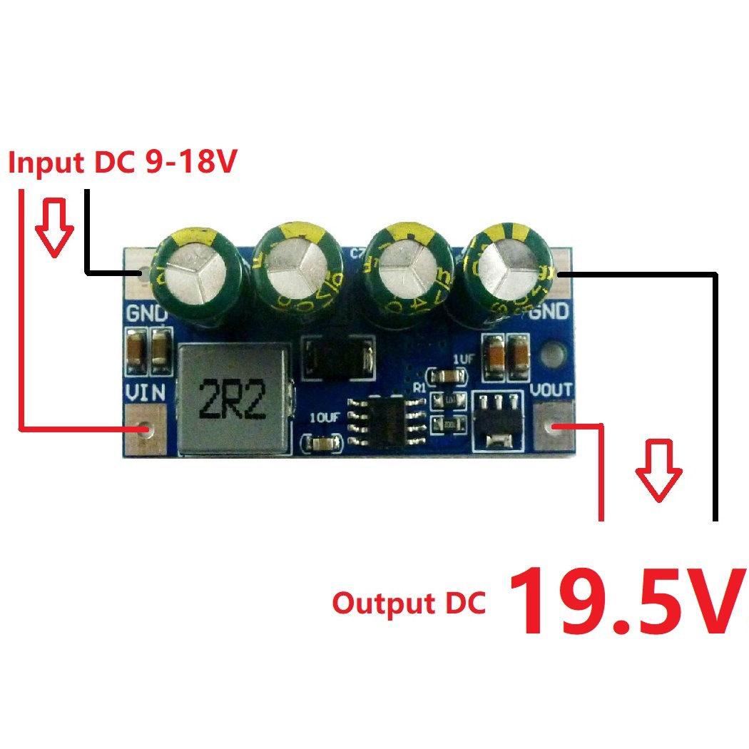 DC 9-18V to 19.5V
