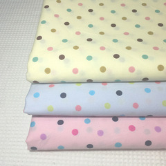 【綿シリーズ 高品質】裏地 水玉模様プリント生地 水玉生地 綿100％織物