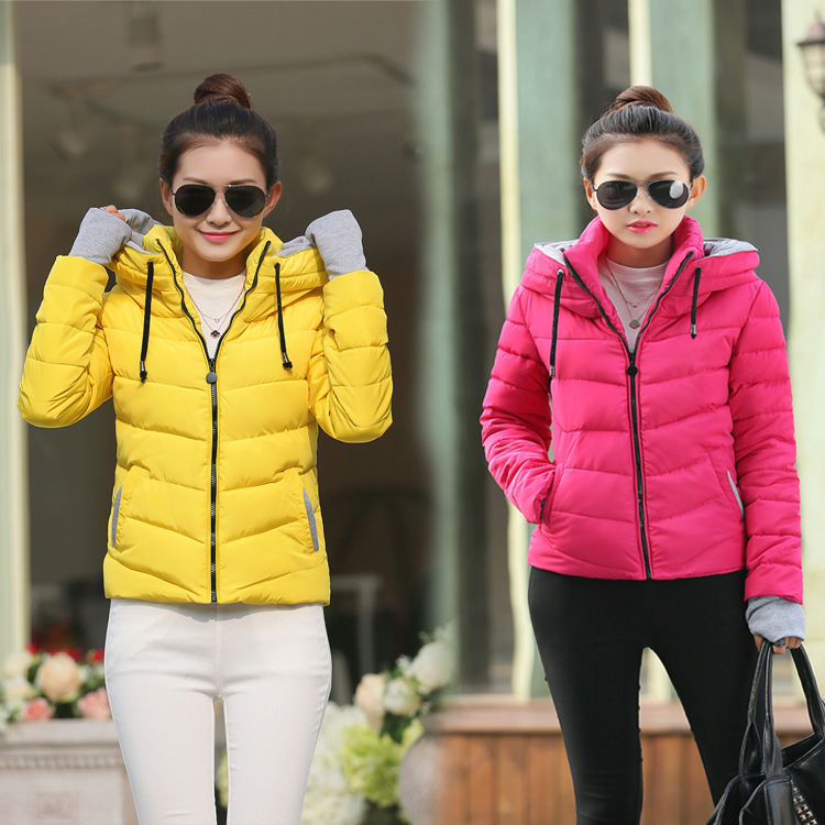 Ropa de algodón corta al por mayor, ropa de algodón para mujeres, invierno de 2020 nueva delgada, calentamiento, abrigo de invierno, chaqueta de algodón para mujeres